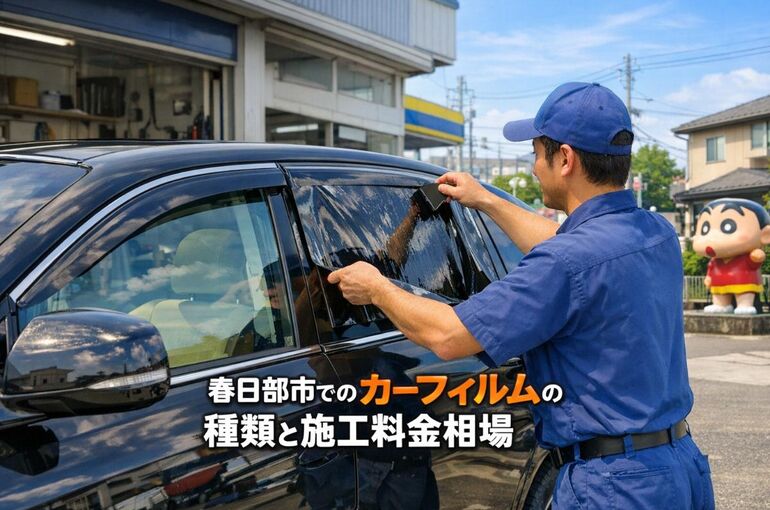 埼玉県春日部市でのカーフィルムの種類と施工料金相場を徹底解説