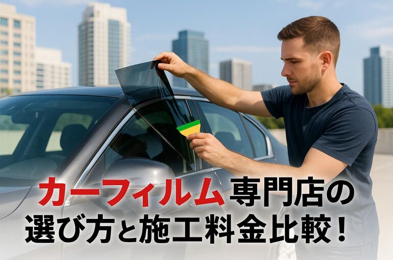 カーフィルム専門店の選び方と施工料金比較｜地域別サービスや最新キャンペーンも解説
