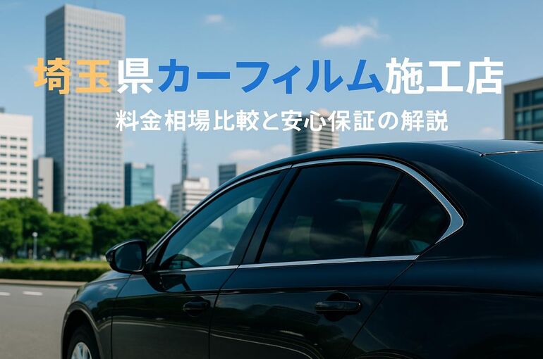 埼玉県で選ぶカーフィルムの施工店と料金相場比較｜プロの技術と安心保証も詳しく解説