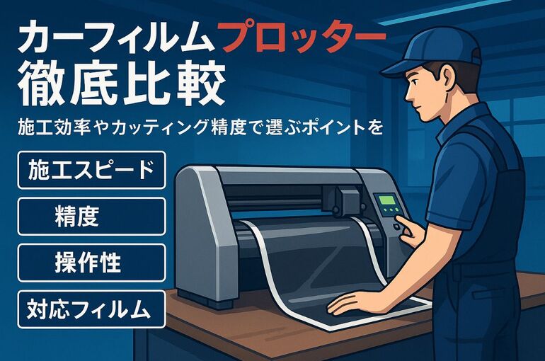 カーフィルムプロッターの選び方と比較ポイント徹底ガイド 施工効率やカッティング精度を解説