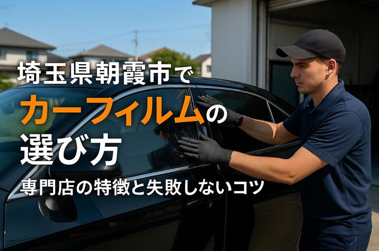 埼玉県朝霞市でカーフィルムの選び方｜専門店の特徴と失敗しないコツ