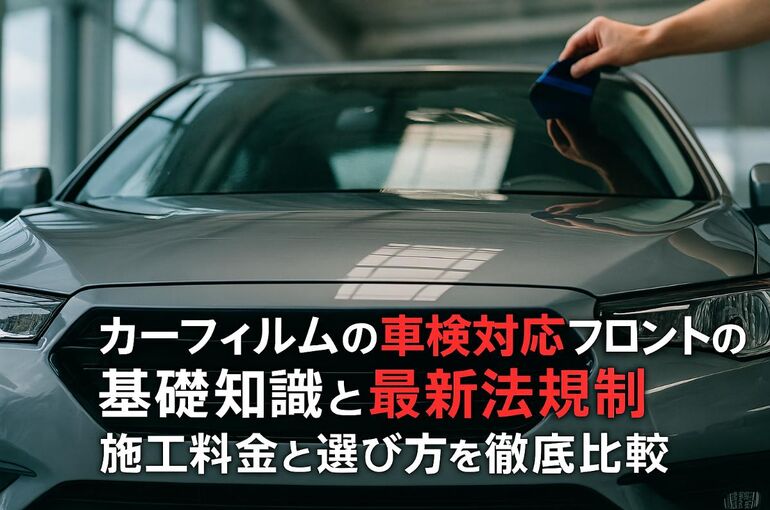カーフィルムの車検対応フロントの基礎知識と最新法規制・施工料金と選び方を徹底比較