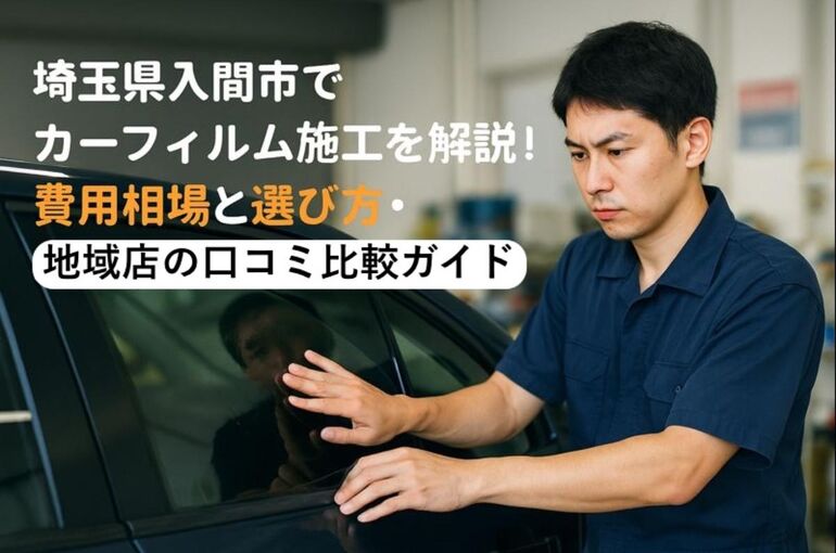 埼玉県入間市でカーフィルム施工を解説！費用相場と選び方・地域店の口コミ比較ガイド